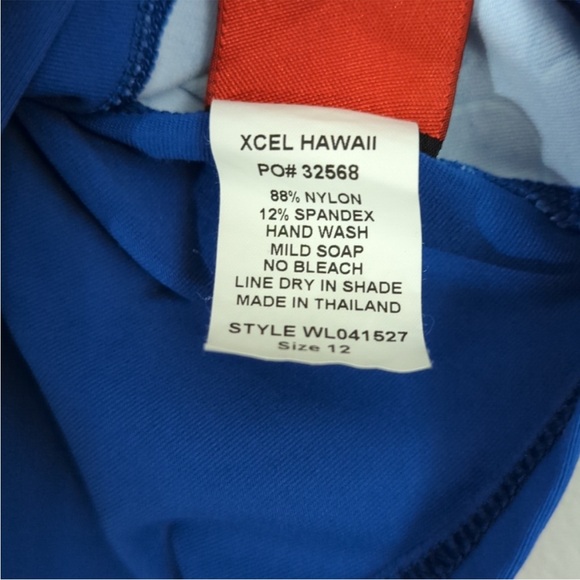 🏄🏻‍♀️💦XCEL Blue Floral Rash Guard - Picture 4 of 9